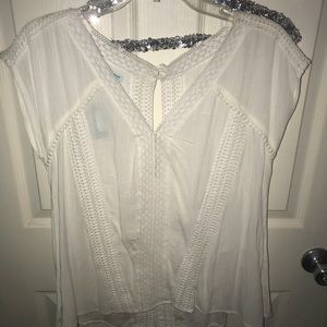 BNWT white lace top!